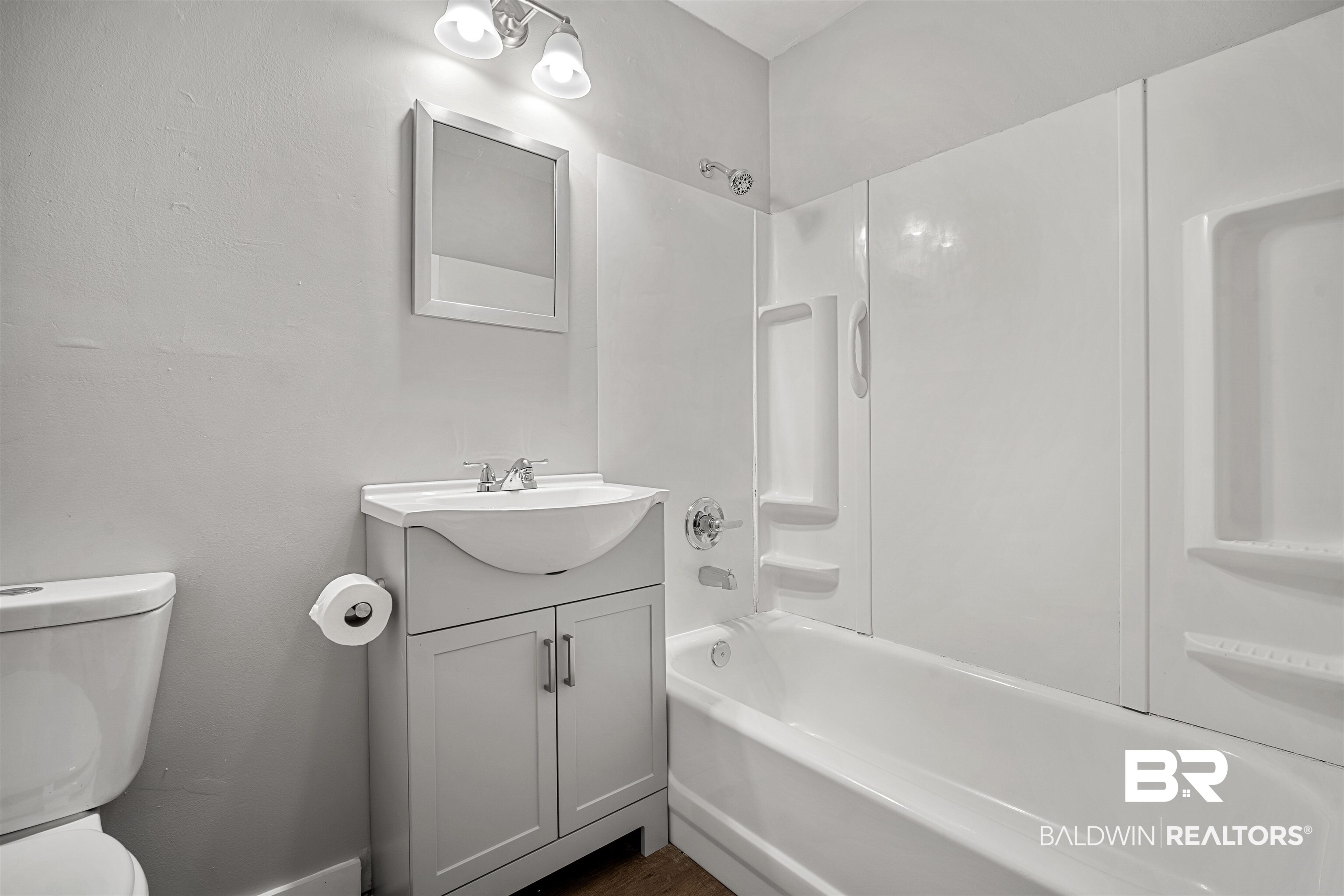 1368 Hubert Pierce Road Mobile, AL 36608 - Photo 18 of 25 Bathroom featuring vanity and shower / bathtub combination