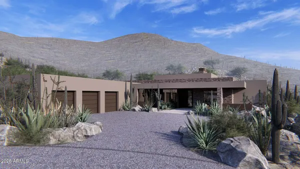 a view of a house with a patio