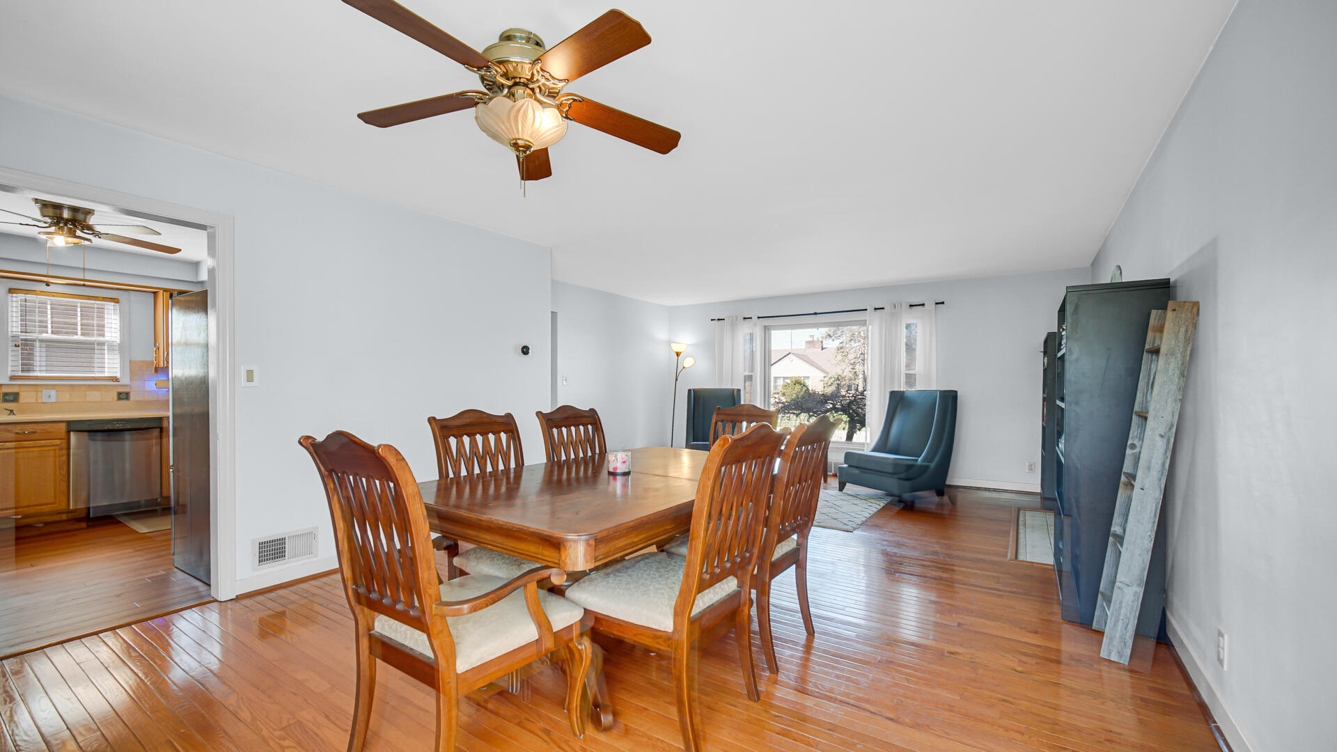 222 Beacon Place Munster, IN 46321 - Photo 9 of 30 a view of a dining room with furniture and wooden floor