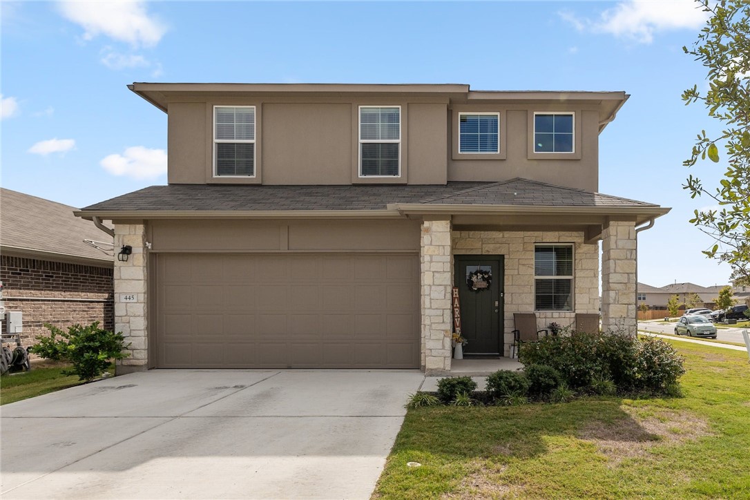 445 Shiner Lane Georgetown, TX 78626 - Photo 1 of 1 a front view of a house with a yard