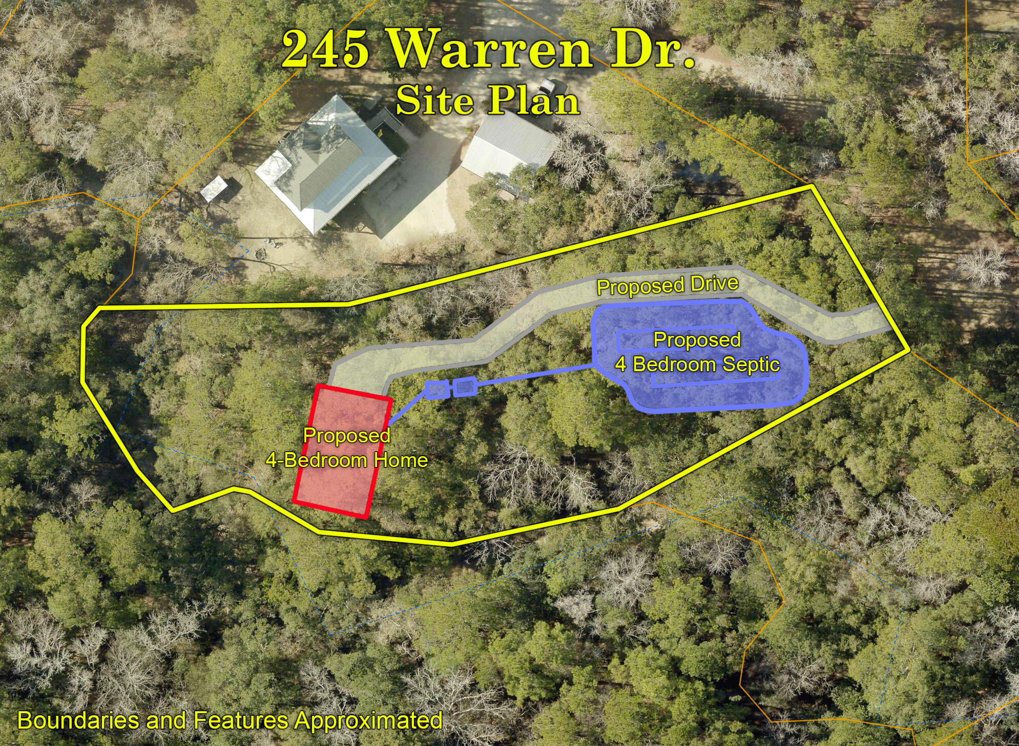 245 Warren Drive McClellanville, SC 29458 - Photo 14 of 14 SitePlan