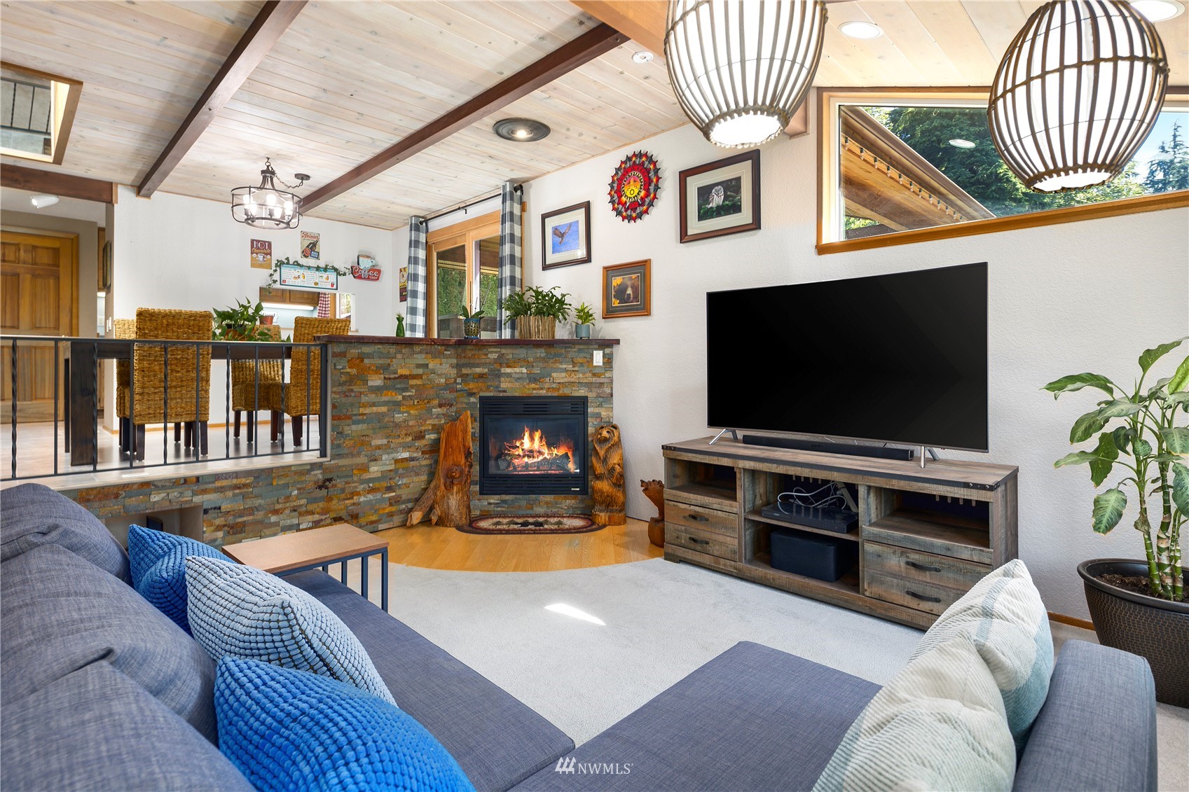 11715 Ingraham Road Snohomish, WA 98290 - Photo 5 of 38 a living room with furniture and a flat screen tv