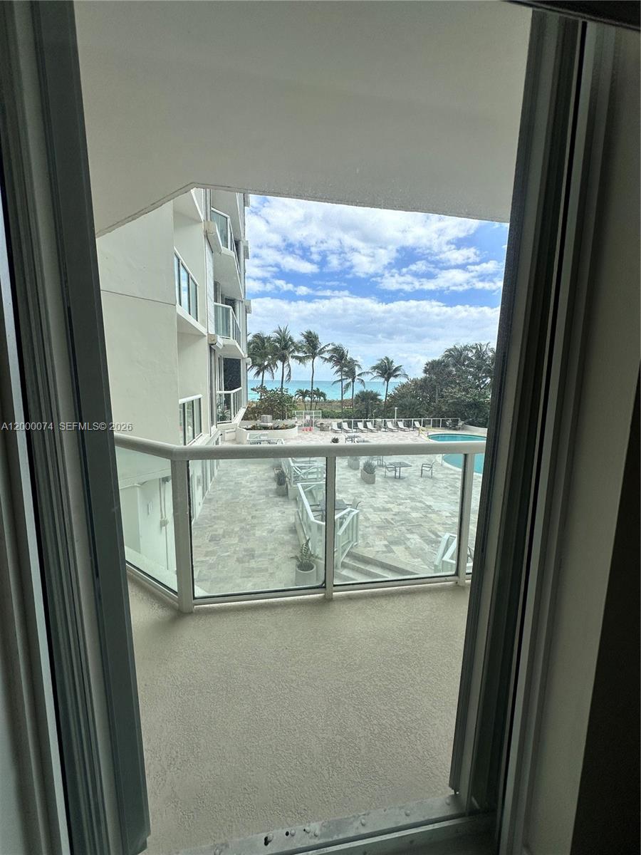 8925 Collins Avenue, Unit 2J Surfside, FL 33154 - Photo 32 of 63 View from 2nd bedroom