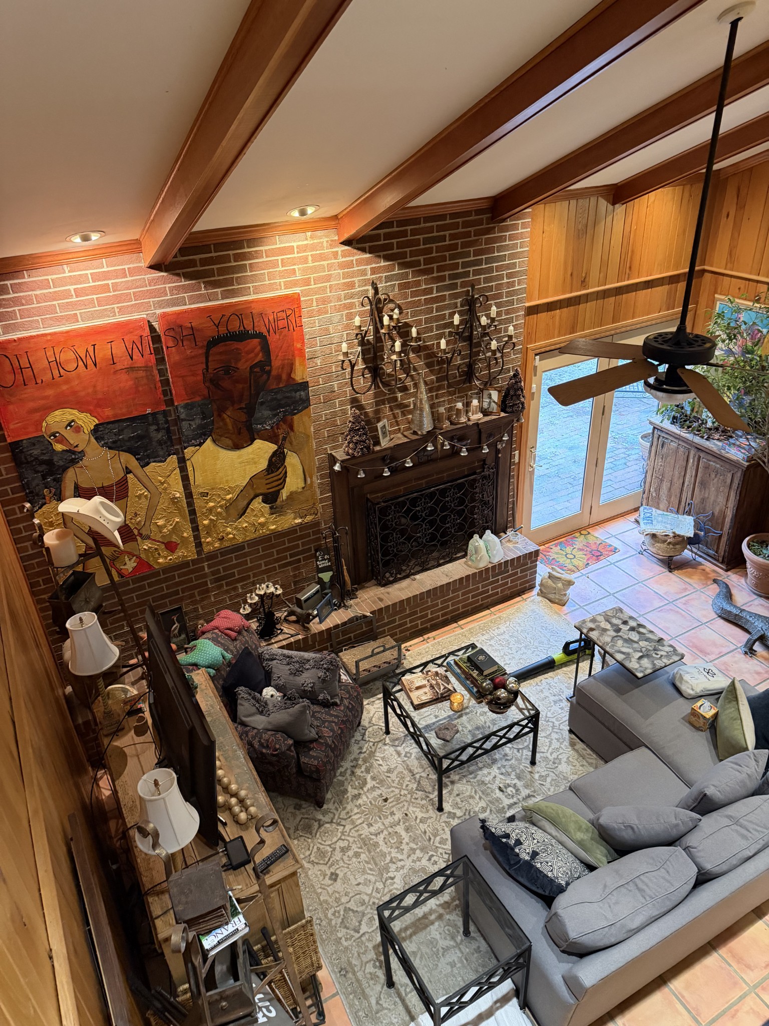 2004 Otter Creek Road Nashville, TN 37215 - Photo 6 of 21 a living room with furniture and a floor to ceiling window