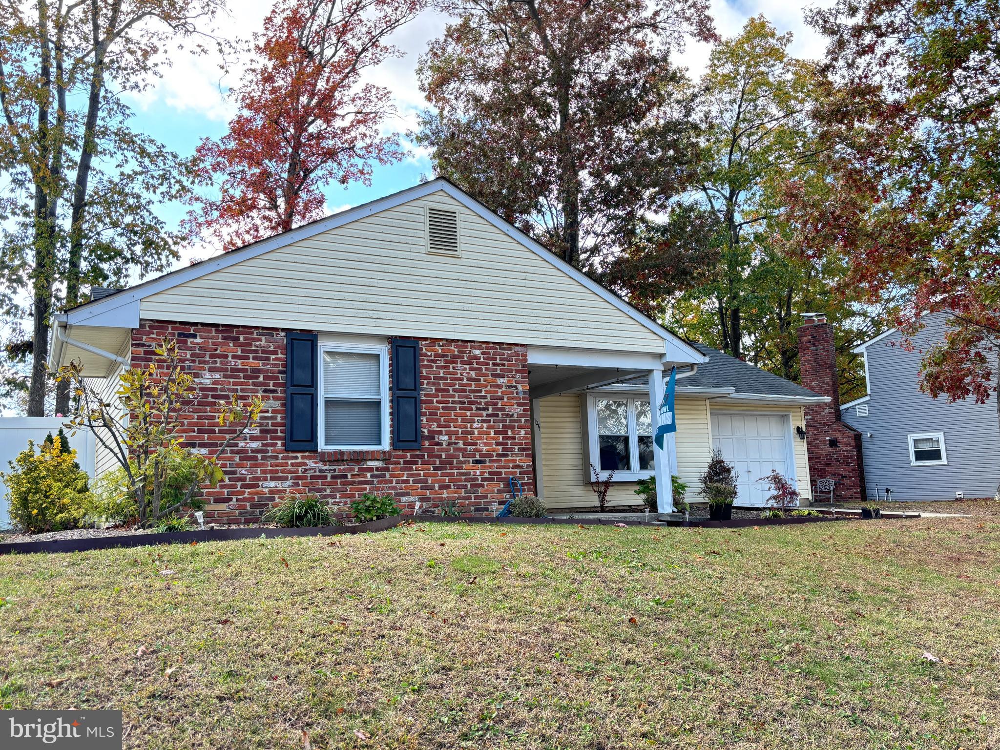 1011 South Beecham Road Williamstown, NJ 08094 - Photo 1 of 23 a view of a house with backyard and garden