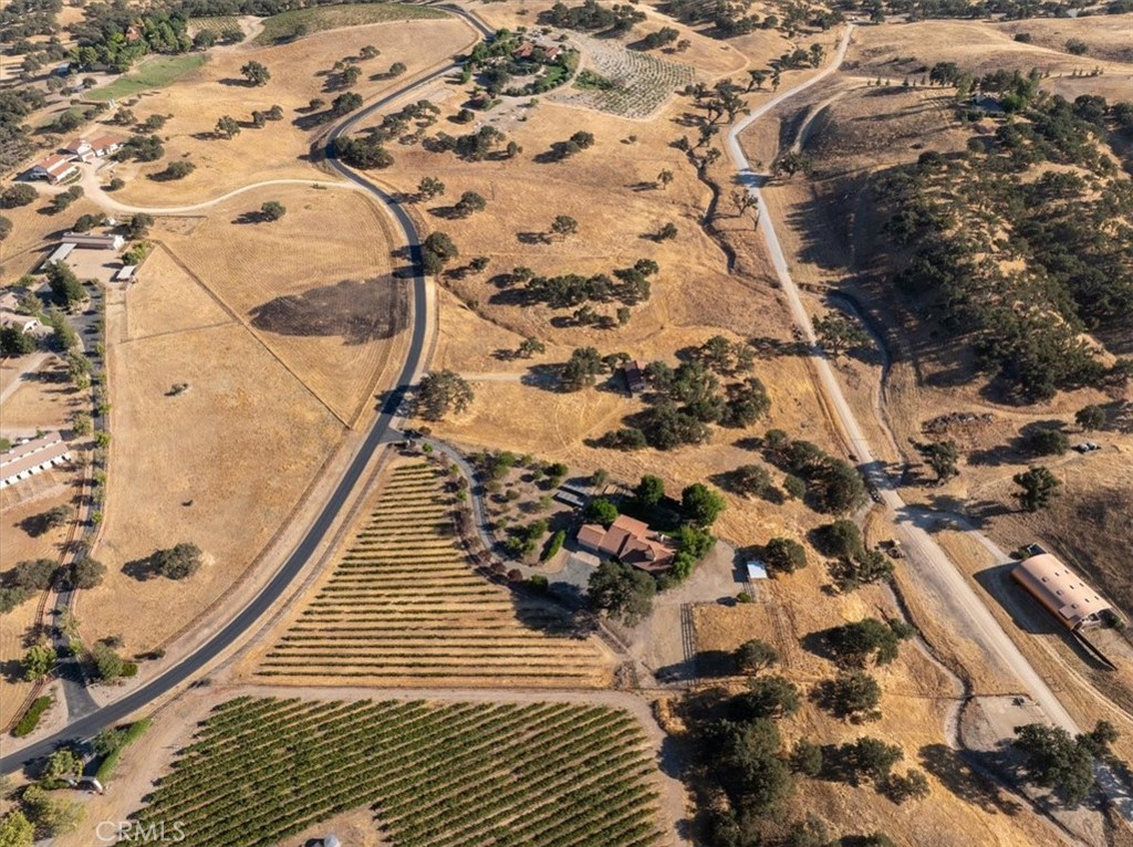 5745 Iron Gate Road Paso Robles, CA 93446 - Photo 52 of 58 Aerial view of the property looking south.