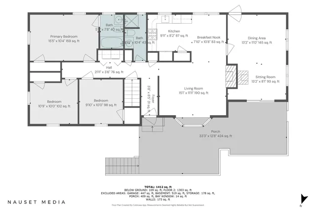 a picture of a floor plan