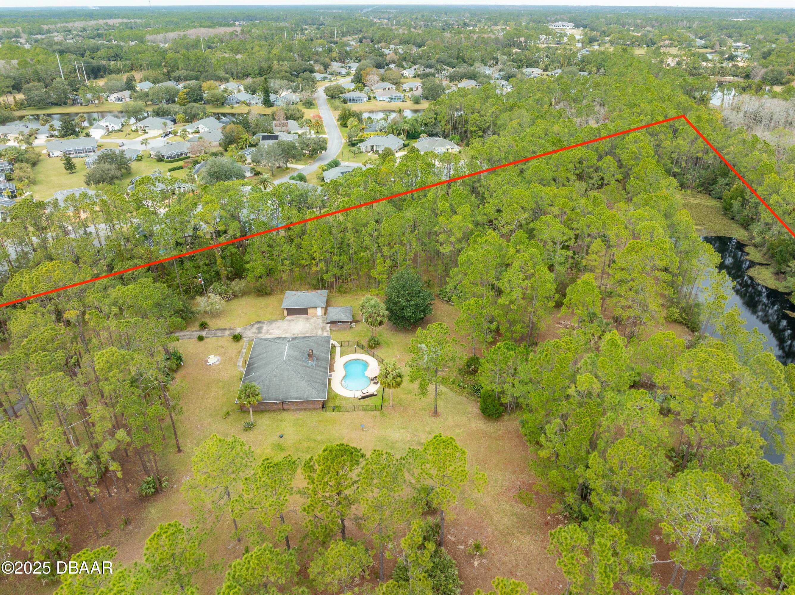 46 Winchester Road Ormond Beach, FL 32174 - Photo 59 of 92 a view of city and swimming pool