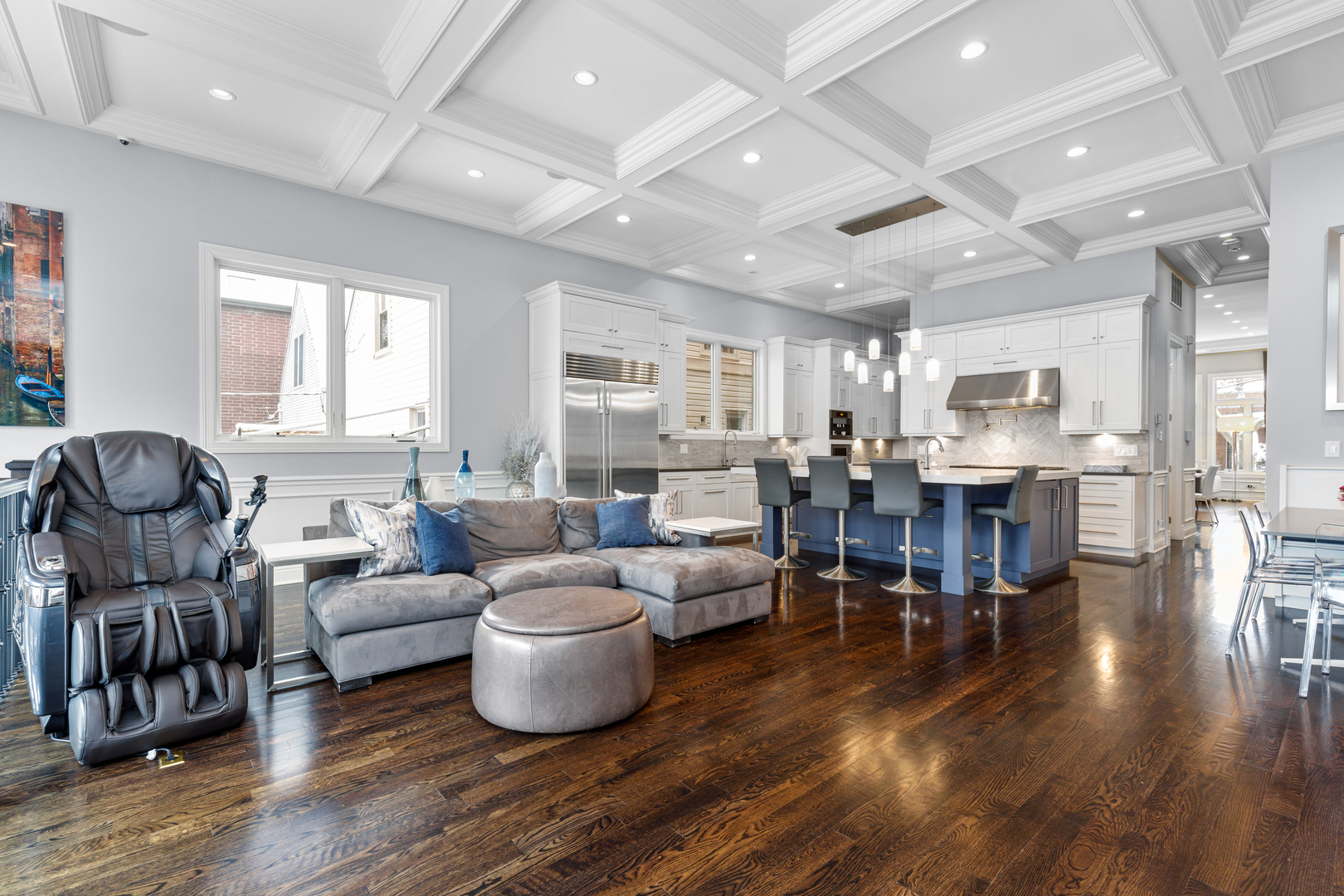 Undisclosed Address Chicago, IL 60657 - Photo 18 of 52 a living room with lots of furniture and a large window