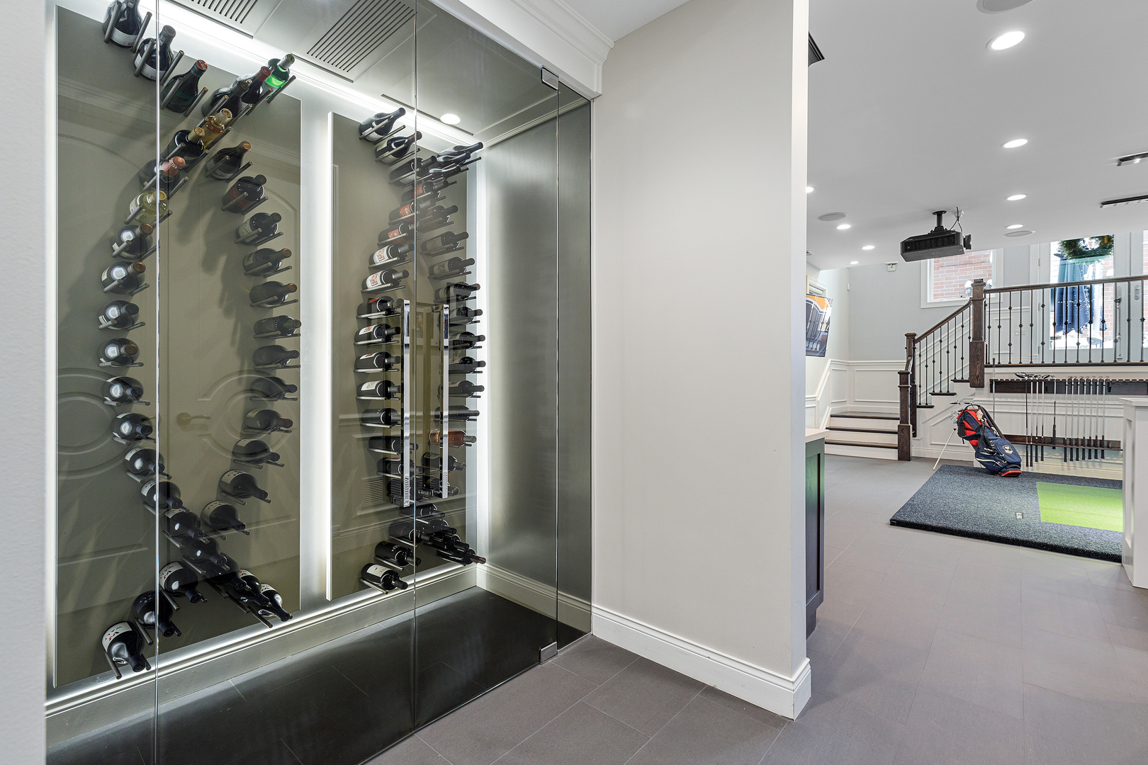 Undisclosed Address Chicago, IL 60657 - Photo 26 of 52 a view of a living room with gym equipment