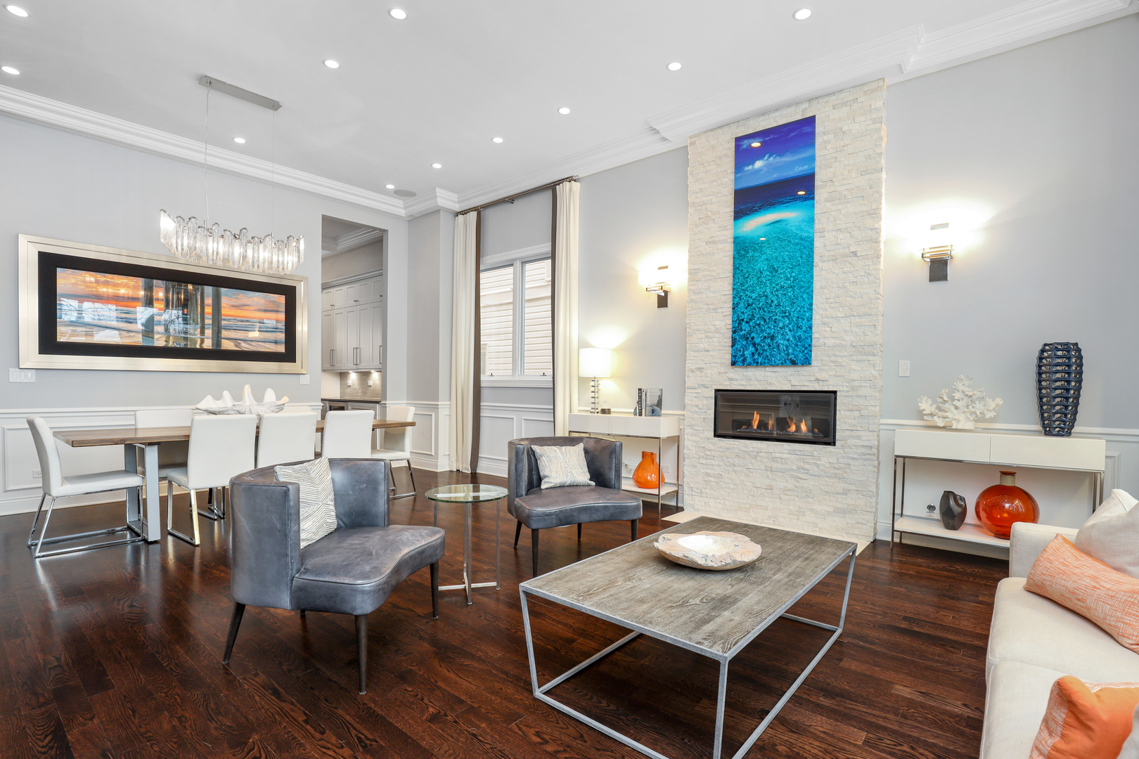 Undisclosed Address Chicago, IL 60657 - Photo 3 of 52 a living room with furniture and a table