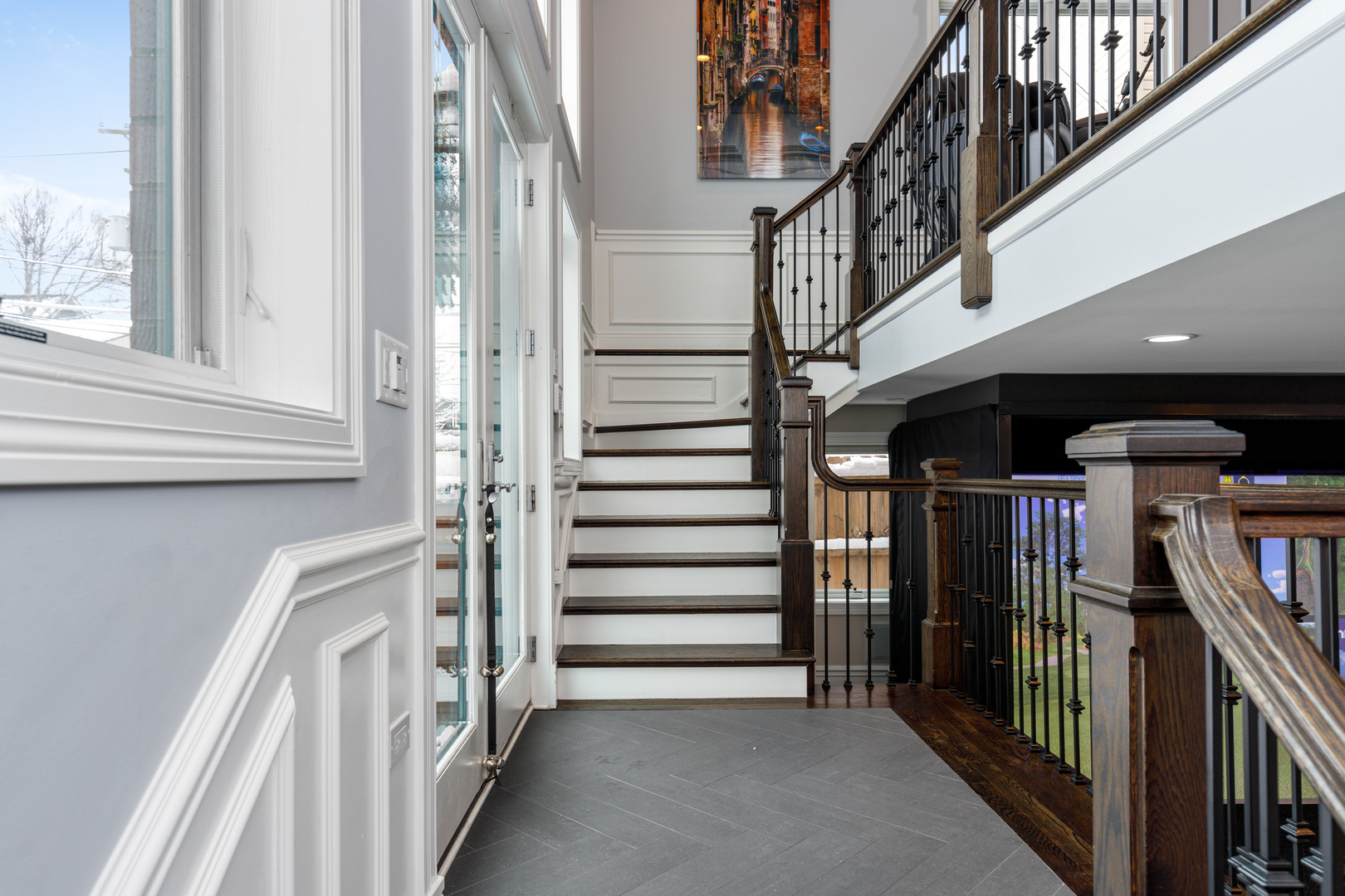 Undisclosed Address Chicago, IL 60657 - Photo 34 of 52 a view of entryway with stairs and windows