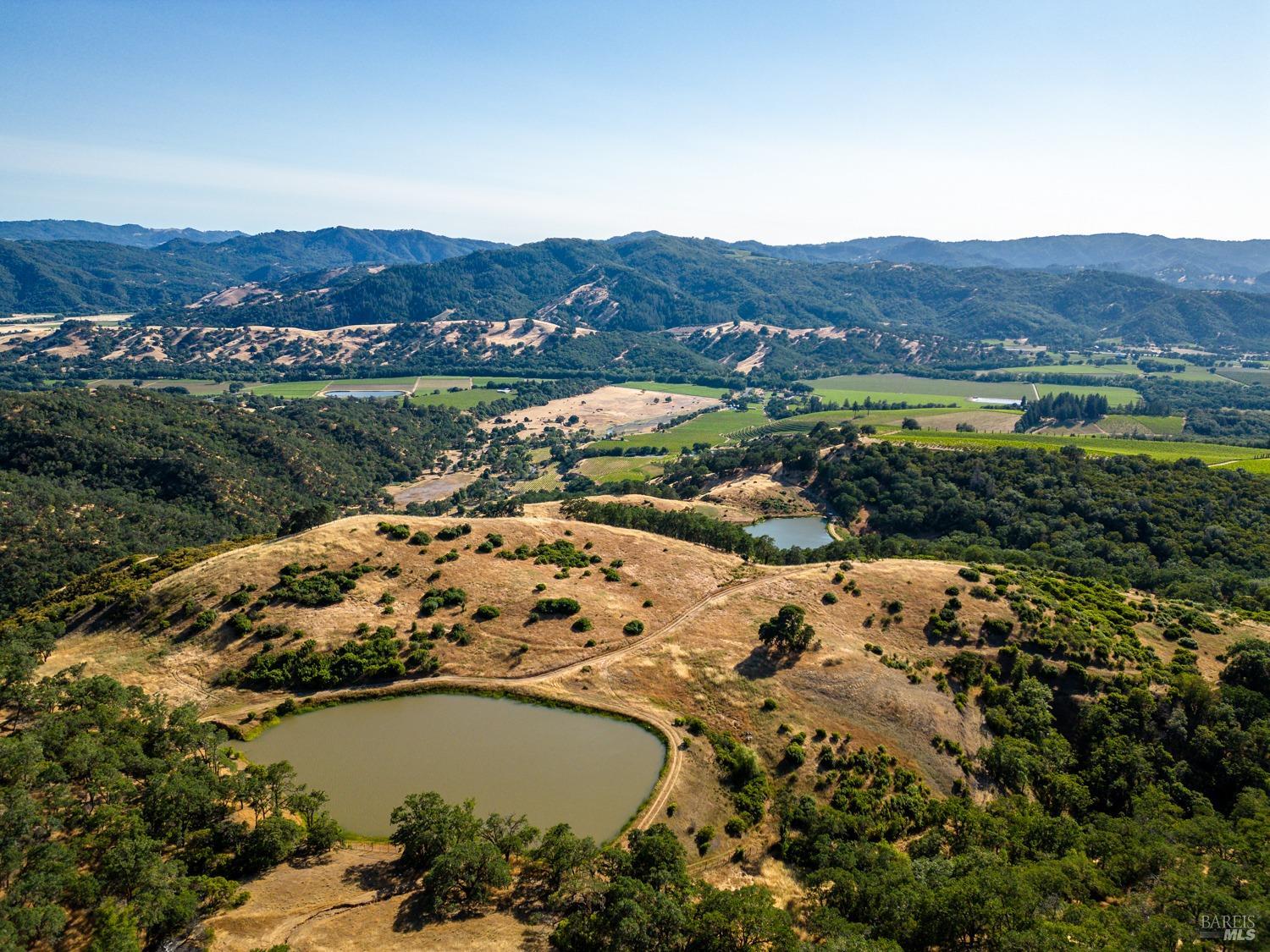 5700 Old River Road Ukiah, CA 95482 - Photo 39 of 56 an aerial view of a house with a lake view