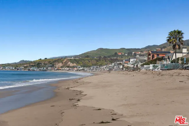 a view of an ocean and beach