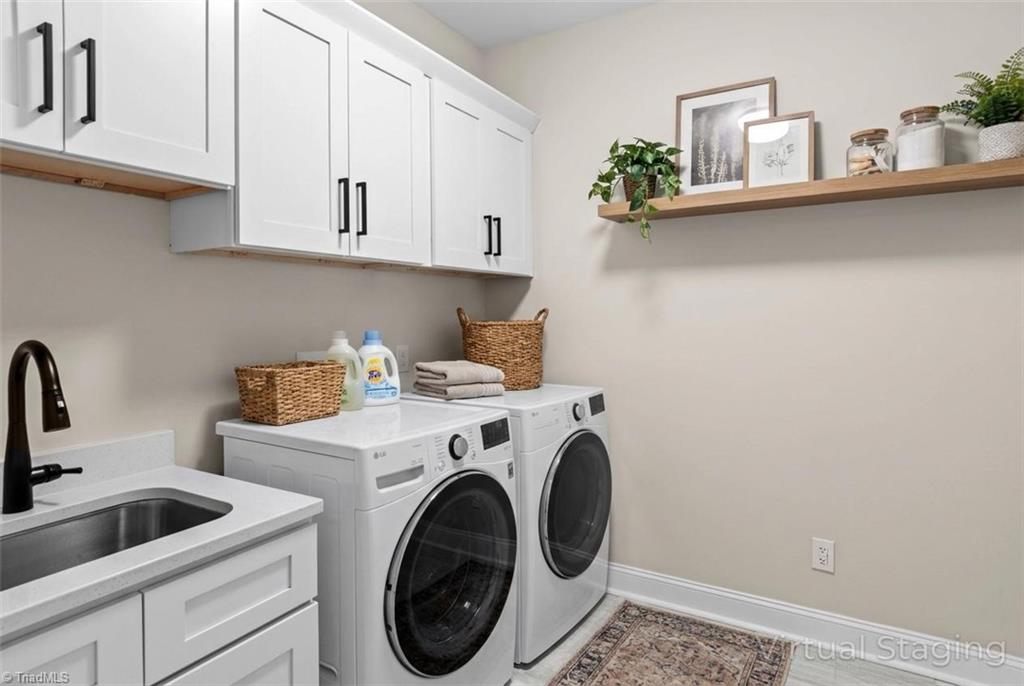 159 Wynnfall Drive Lexington, NC 27295 - Photo 11 of 27 Virtually Staged Laundry Room