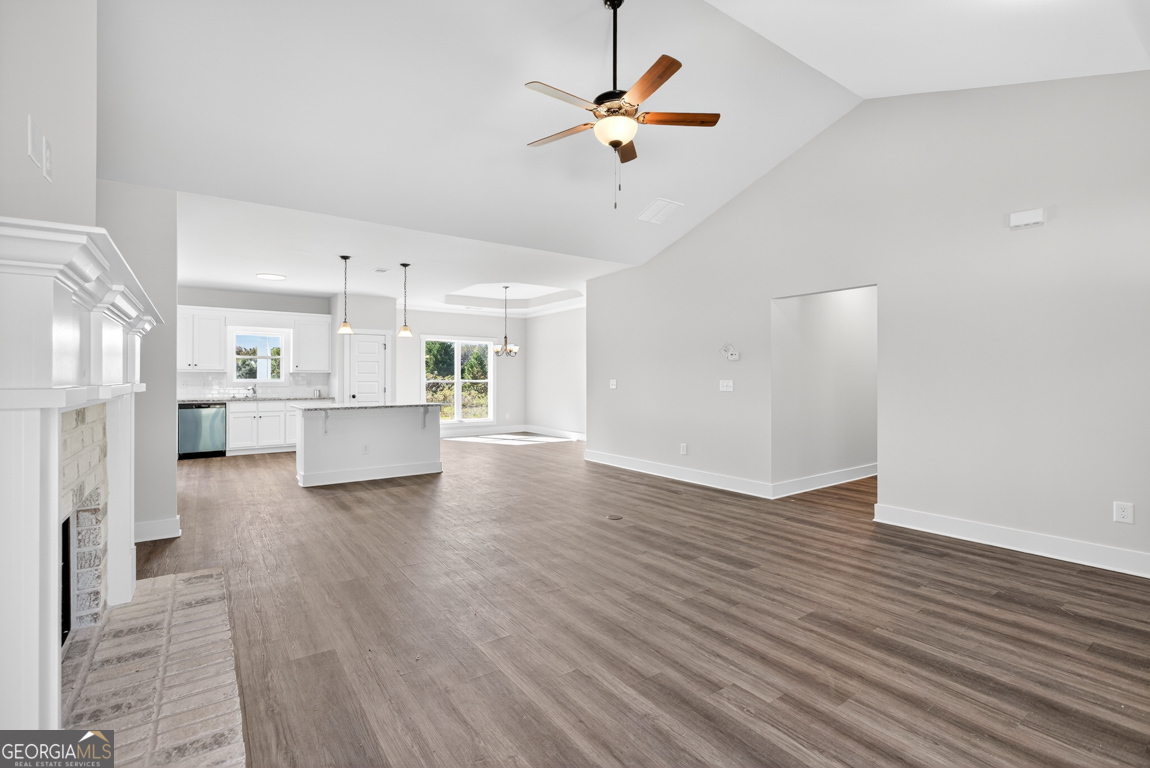 2611 Bethany Bowersville Road, Unit 5 Canon, GA 30520 - Photo 10 of 47 a view of kitchen with wooden floor and electronic appliances