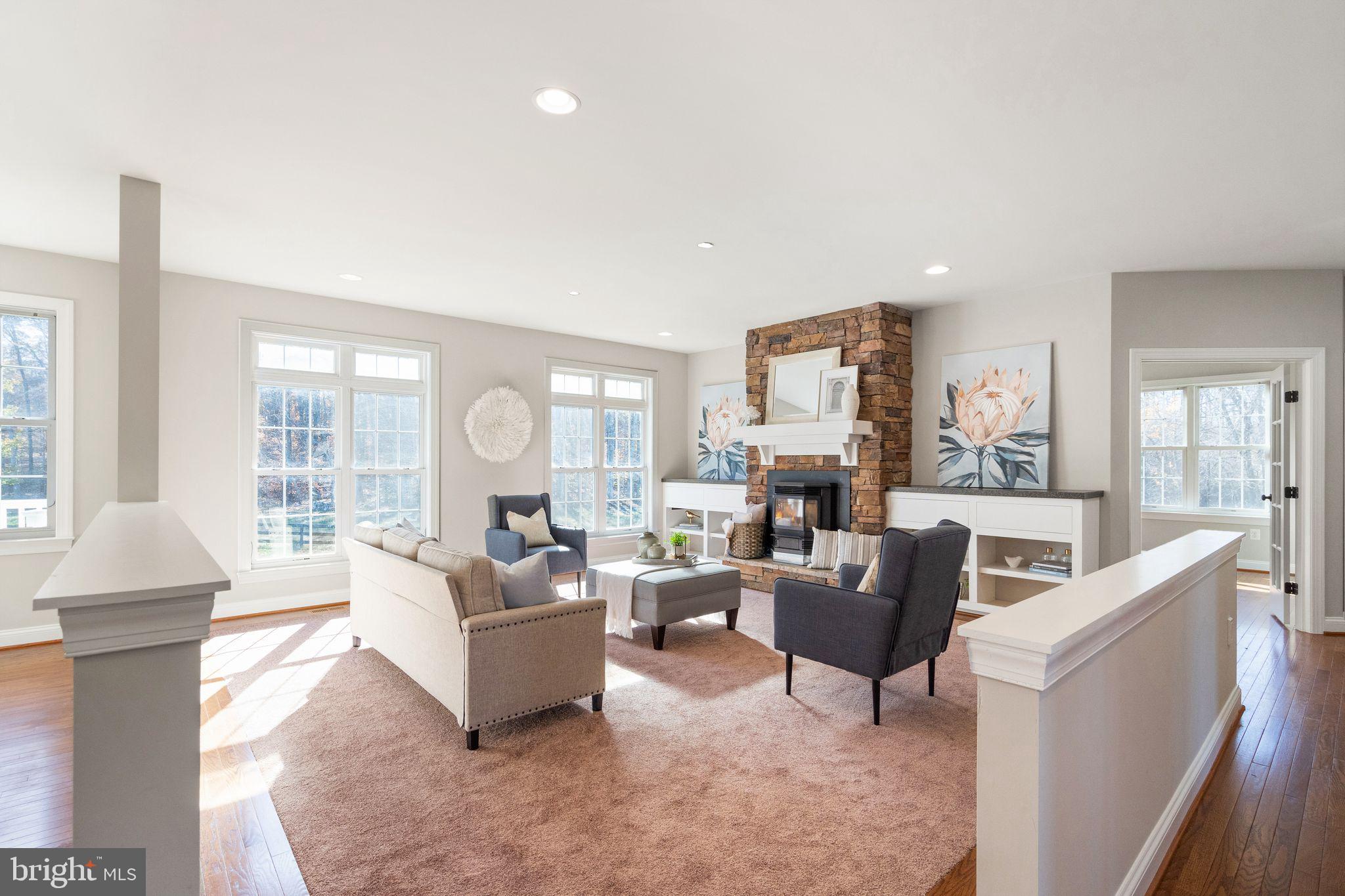 316 Storck Road Fredericksburg, VA 22406 - Photo 6 of 116 Family Room w/ pellet stove/fp