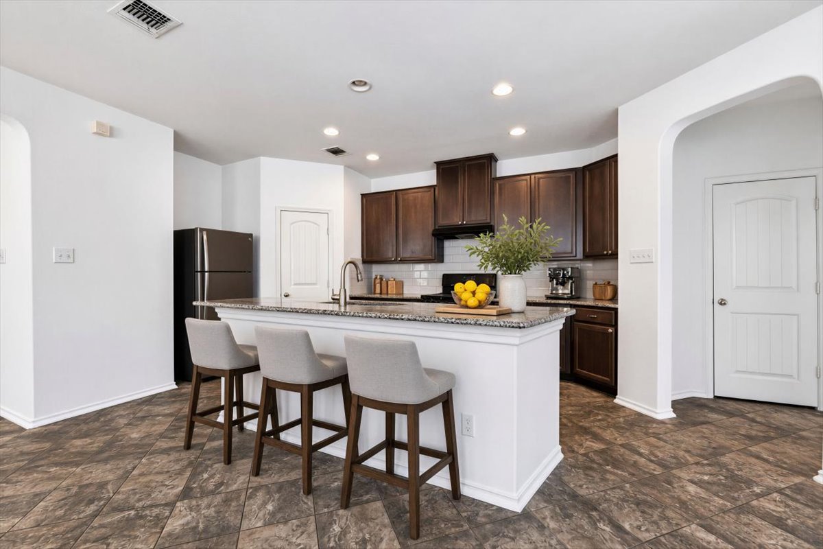 Kitchen is ideal for entertaining