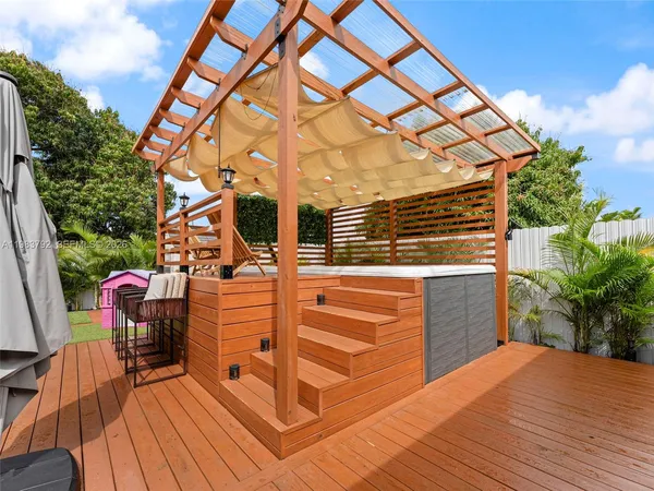 a view of outdoor space with seating space