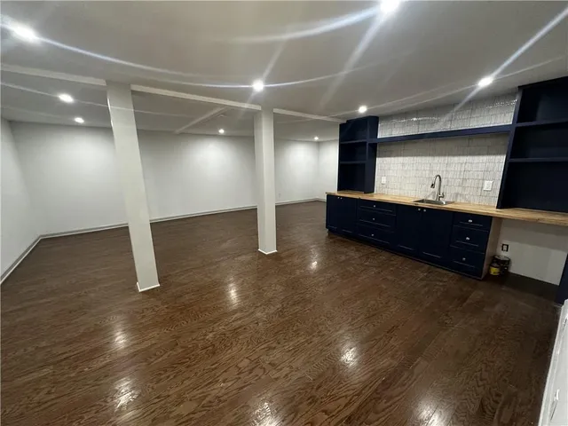 a view of room with stairs