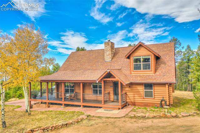 4 Kutsu Ridge Road Florissant, CO 80816 - Photo 1 of 47 Full log cabin in the woods!