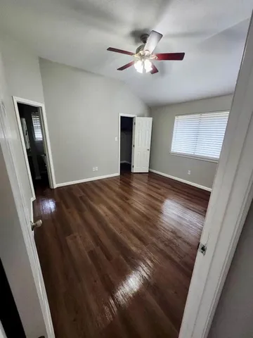 a view of a livingroom with a window