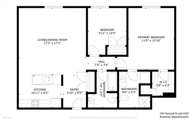 $455,000 | 145 Hancock Street, Unit 307, Braintree, MA 02184