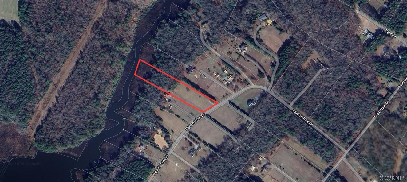 a aerial view of a house