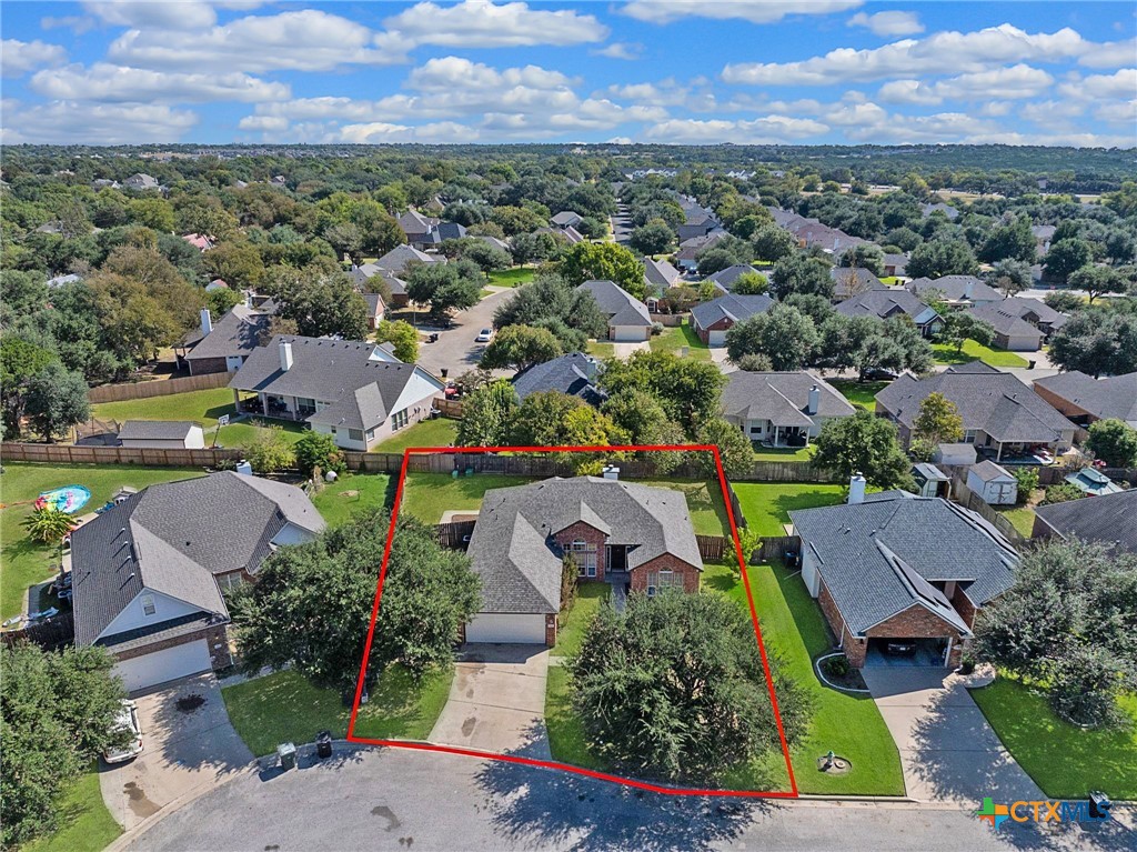 5607 Aberdeen Court Temple, TX 76502 - Photo 30 of 30 an aerial view of residential houses with outdoor space and street view