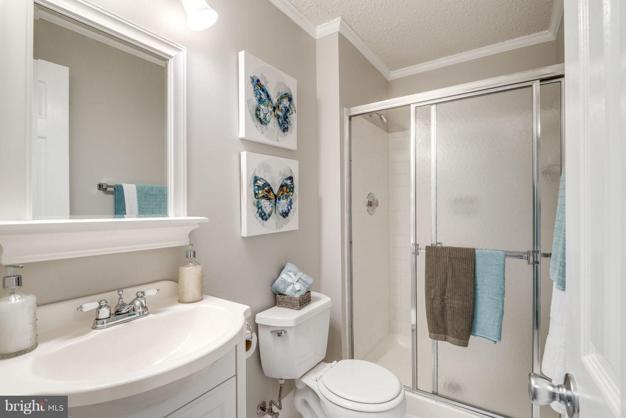 104 Fort Evans Road Southeast, Unit A Leesburg, VA 20175 - Photo 15 of 24 a white toilet sitting next to a bathroom sink