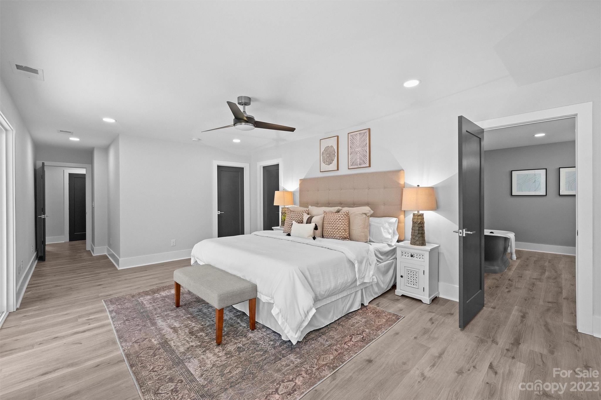 4600 Rounding Run Road Charlotte, NC 28277 - Photo 17 of 33 a bedroom with a bed and a table