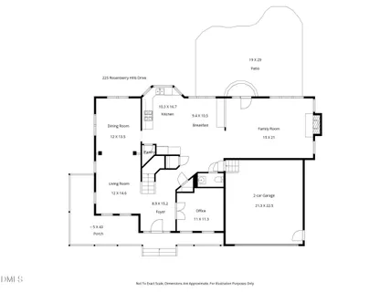 $850,000 | 225 Rosenberry Hills Drive, Cary, NC 27513