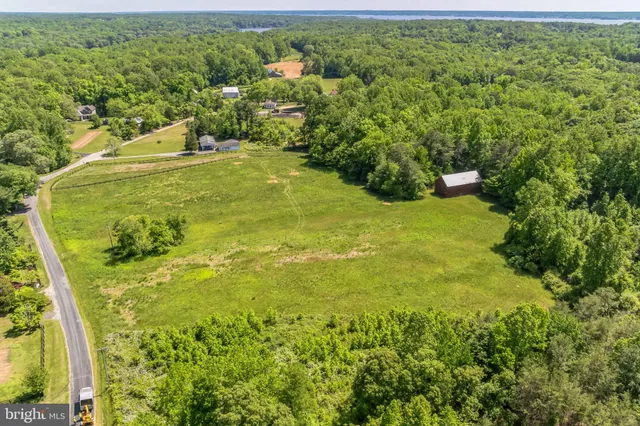 a view of yard with green space