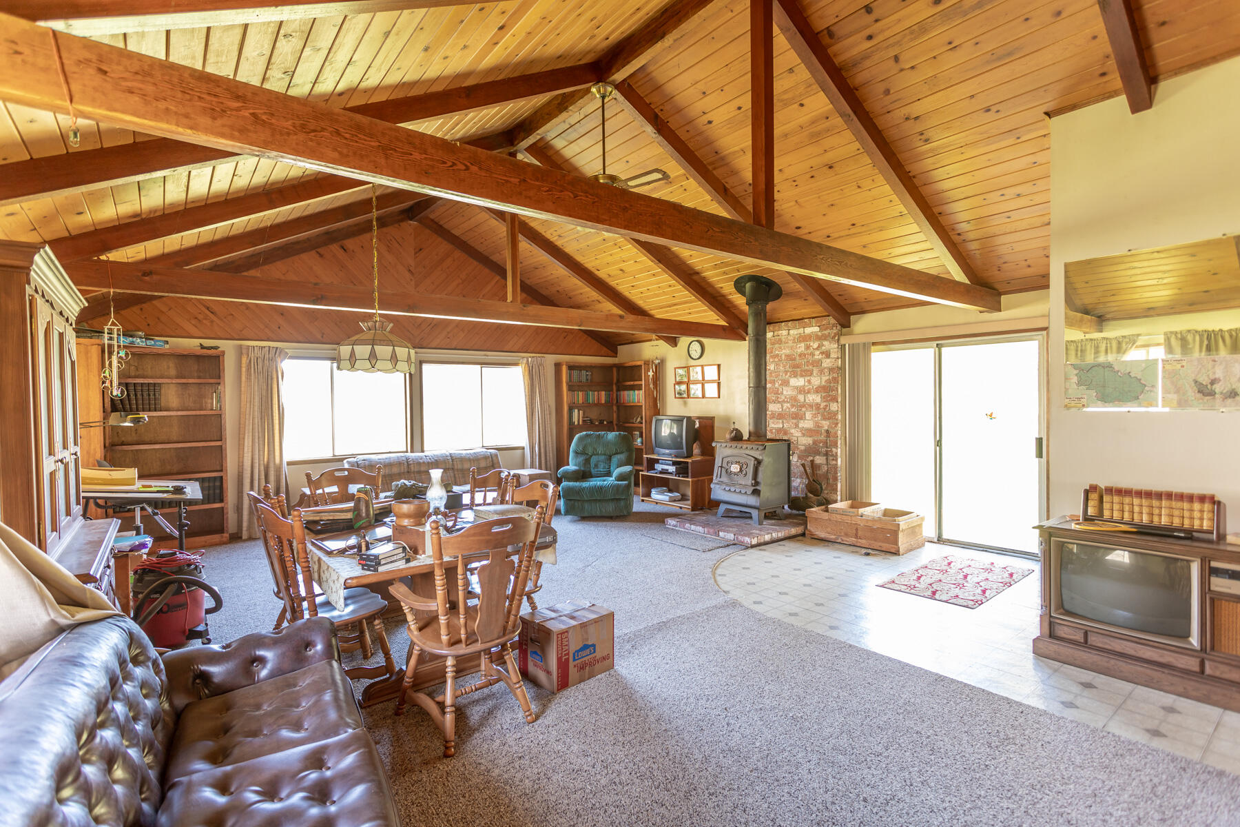 1040 Mullane Trail Big Bar, CA 96010 - Photo 15 of 49 a view of a livingroom with furniture and a window