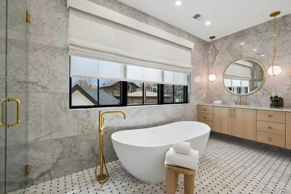 a living room with a couch and a table