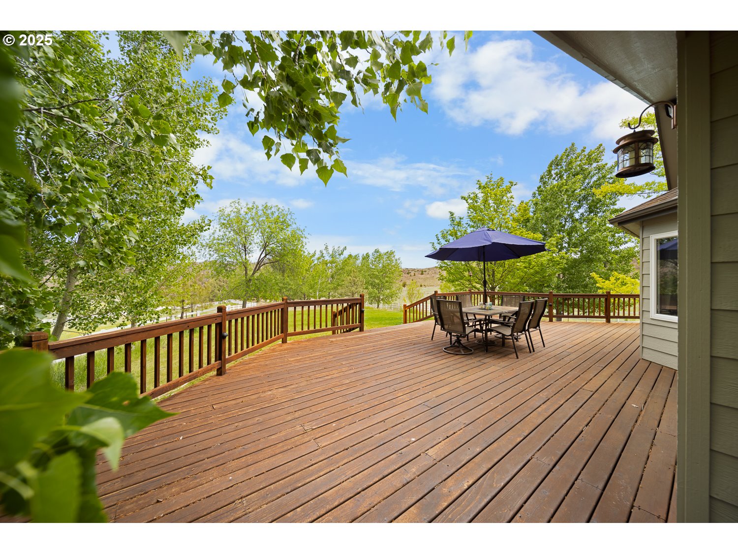 33817 Gage Road Mitchell, OR 97750 - Photo 29 of 48 a view of a patio with wooden floor