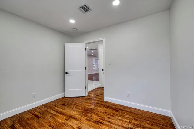 a view of empty room