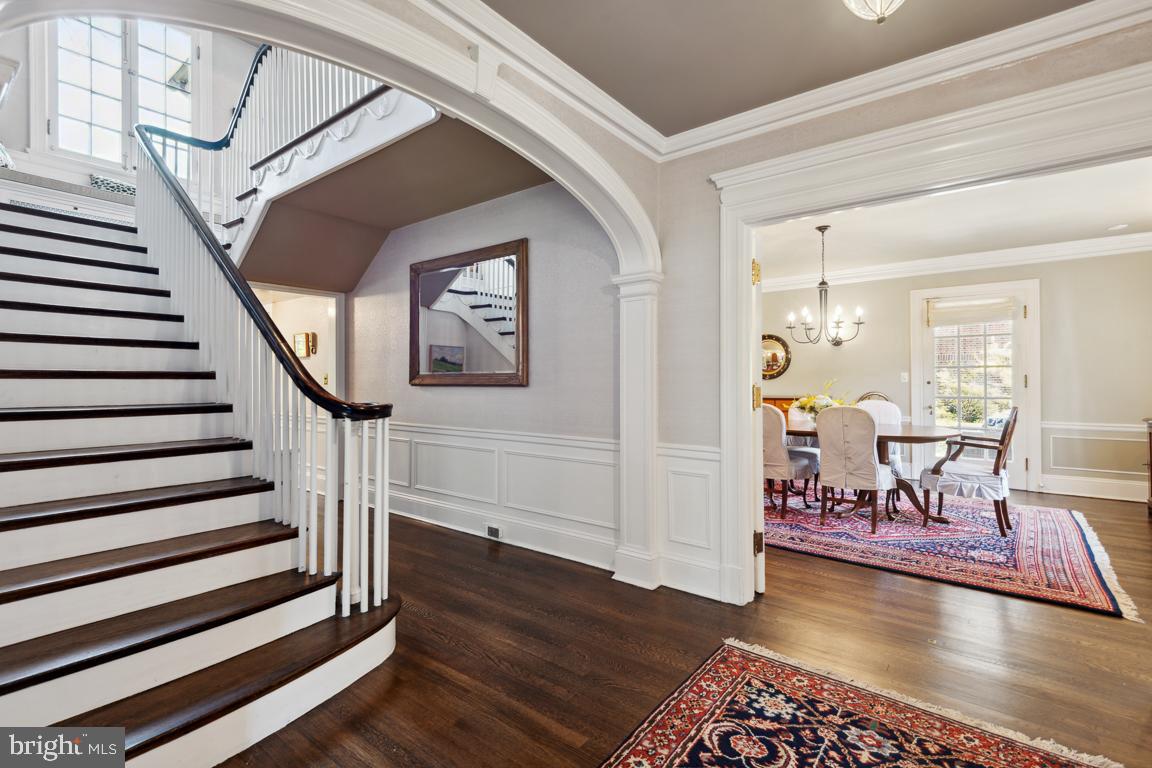 5803 Roland Avenue Baltimore, MD 21210 - Photo 10 of 75 Foyer opens to formal dining room