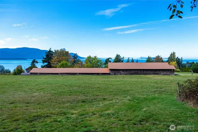 a view of a chair and table on the garden