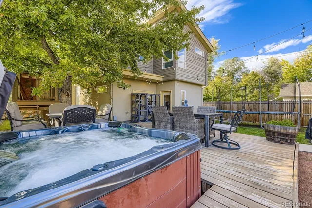 a view of outdoor space with seating