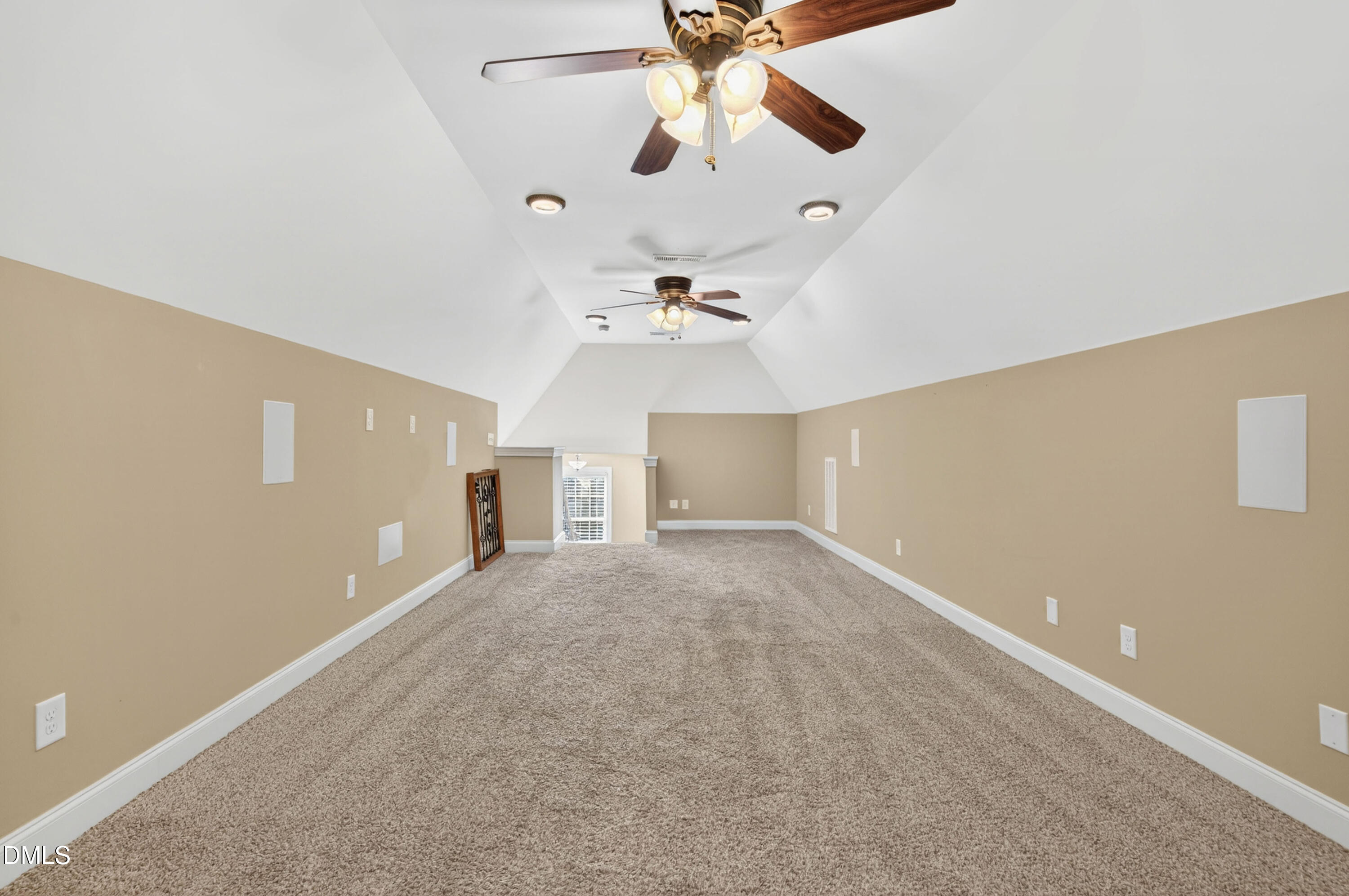 691 Hawthorne Place Creedmoor, NC 27522 - Photo 70 of 84 a view of a room with a ceiling fan and window
