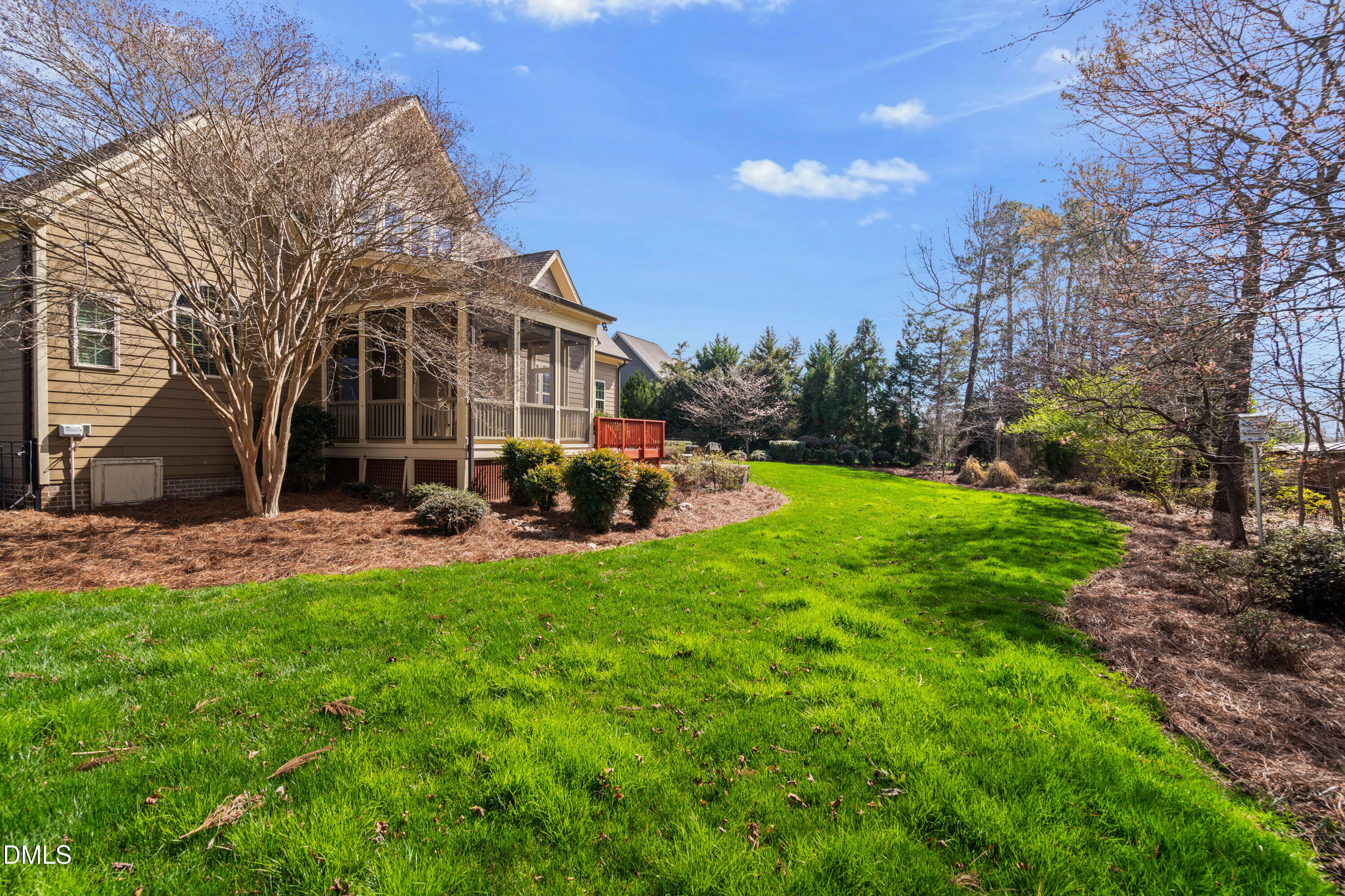 691 Hawthorne Place Creedmoor, NC 27522 - Photo 74 of 84 a view of a house with backyard and sitting area