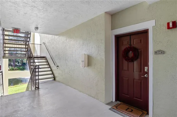 a view of an entryway with staircase