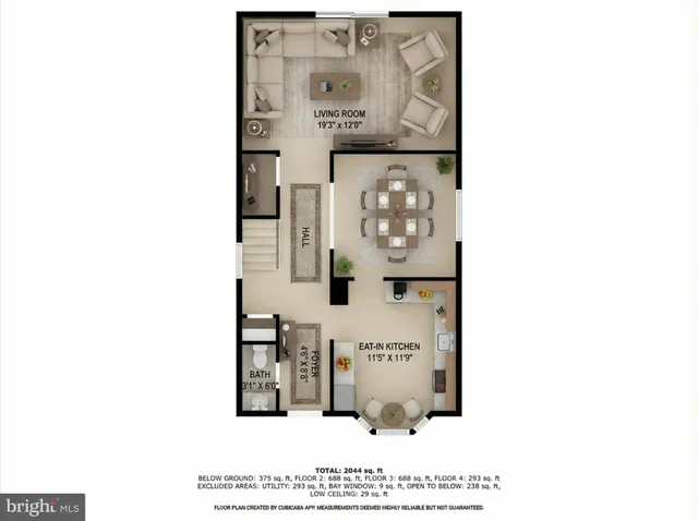 $2,699 | 45 Merrion Court, Lutherville-Timonium, MD 21093