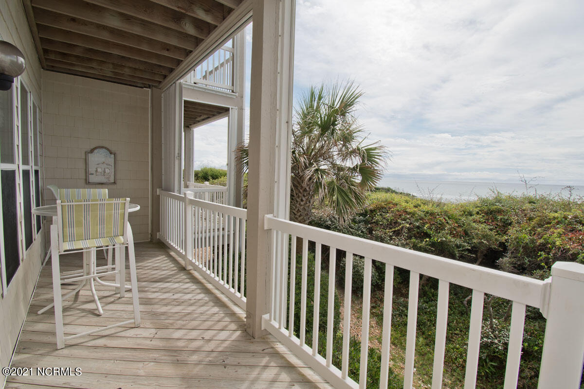 1701 Salter Path Road, Unit 104F Indian Beach, NC 28512 - Photo 14 of 39 Balcony