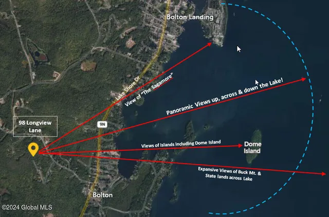 $483,900 | 98 Longview Lane, Bolton Landing, NY 12814