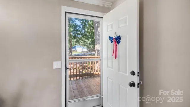 a room with toys and a small space