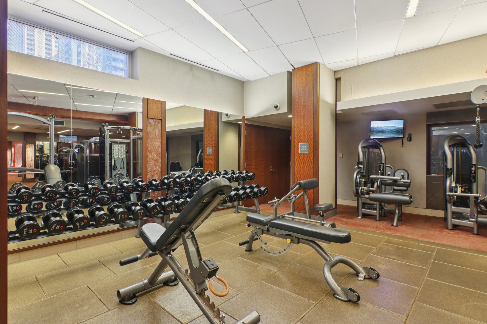 400 East Randolph Street, Unit 3714 Chicago, IL 60601 - Photo 16 of 23 a view of a room with gym equipment