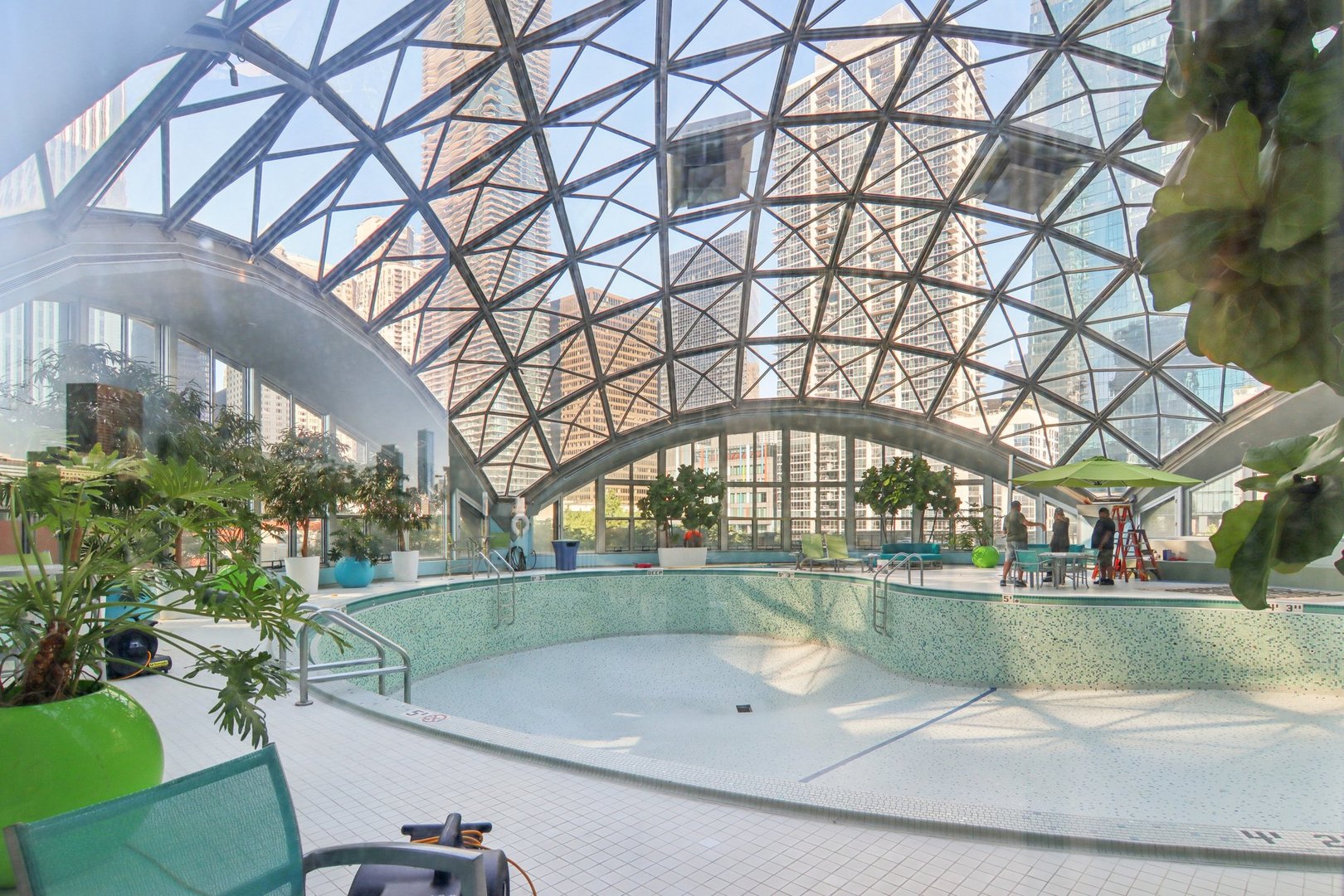 400 East Randolph Street, Unit 3714 Chicago, IL 60601 - Photo 22 of 23 a view of a yard with a patio