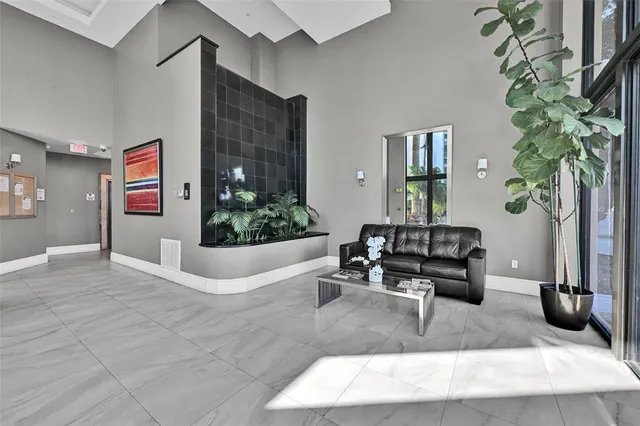 a front view of a building